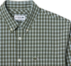 Áo Sơ Mi Lacoste Chính Hãng - Men's Regular Fit Plaid Poplin Shirt - Màu Green | JapanSport CH6981-51-IC3