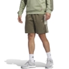 Quần Short Adidas Nam Chính Hãng - Essentials Fleece 3-Stripes - Màu Olive | JapanSport JE8157
