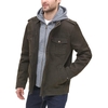 Áo Khoác Levi's Chính Hãng - Washed Cotton Hooded Military Jacket - Màu Nâu Đậm | JapanSport LM8RC364-dbr