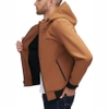 Áo Khoác Levi's Chính Hãng - Hooded Water Resistant Softshell Bomber - Màu Nâu | JapanSport LM9RP750-brn