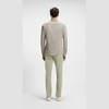 Quần Boss Chính Hãng - Tapered-fit chinos in stretch-cotton satin - Màu Xanh | JapanSport 50510917-370