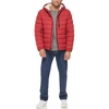 Áo Khoác Levi's Chính Hãng - Quilted Puffer with Sherpa Lined Hood - Màu Đỏ | JapanSport LM2RN076
