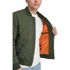 Áo Khoác Levi's Chính Hãng - Diamond Quilted Bomber Jacket - Màu Olive | JapanSport LM2RP388-olv