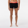 Quần Boxer Lacoste Chính hãng - 3-Pack Logo Waist Trunks - Màu Orange / Yellow / Orange | JapanSport 5H3401-51-ILW