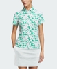 Áo Polo Adidas Nữ Chính Hãng - Play Green Graphic Polo Shirt - Màu Trắng/Xanh | JapanSport HS9025