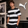 Áo Phông Puma Chính hãng - CLASS Stripe AOP T-shirt Short Sleeve - Màu Đen/Trắng | JapanSport 687604-01