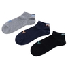 Tất Puma Chính hãng - Men's Sneaker-Length Socks - Màu Xám/Xanh/Đen | JapanSport 2823128-246