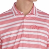Áo Polo Mizuno Chính Hãng - Official Pique Multi-Lined Printed Short Sleeve - Màu Hồng | JapanSport  E2MAC015-86
