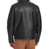 Áo Khoác Da Levi's Chính Hãng - Faux Leather Racer Jacket - Màu Đen | JapanSport LM4JU866-blk