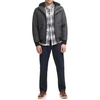 Áo Khoác Levi's Chính Hãng - Mixed Media Hoodie Bomber COAT - Màu Xám | JapanSport LM1RN593-Gre