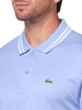 Áo Polo Lacoste Nam Chính hãng - Regular Fit Contrast Collar Polo - Màu Vàng | JapanSport DH5922-51-5QD