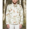 Áo Khoác Levi's Chính Hãng - Washed Cotton Military Jacket - Màu Trắng/Camo | JapanSport LM9MC286-dsc