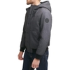 Áo Khoác Levi's Chính Hãng - Mixed Media Hoodie Bomber COAT - Màu Xám | JapanSport LM1RN593-Gre