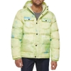 Áo Khoác Levi's Chính Hãng - Performance Hooded Puffer Trucker Jacket - Màu Xanh | JapanSport LM2RP467-ddl