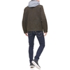 Áo Khoác Levi's Chính Hãng - Washed Cotton Hooded Military Jacket - Màu Nâu Đậm | JapanSport LM8RC364-dbr