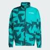Áo Khoác Adidas Chính Hãng - Multi Terrex Patterned Windbreaker - Màu Xanh | JapanSport JL9767
