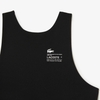 Áo Phông Lacoste nữ Chính hãng - Quick-Drying Sport Top in Recycled Elastic Polyamide - Màu Đen | JapanSport IF5961-51-031