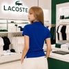 Áo Polo Lacoste Chính hãng - Polo Lacoste Nữ Dáng Ôm Slim Fit - Màu Xanh | JapanSport PF5462-51-JQ0