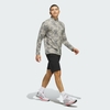 Áo Khoác Adidas Nam Chính Hãng - Go-To Printed Quarter-Zip Sweatshirt - Màu Be | JapanSport IK3019