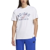 Áo Phông Adidas Chính Hãng - Collegiate Graphic Tee - Màu Trắng | JapanSport IZ1170