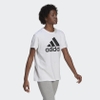 Áo Phông Adidas Nữ Chính Hãng -  BOYFRIEND LOGO ESSENTIALS - Trắng | JapanSport GL0779