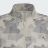Áo Khoác Adidas Nam Chính Hãng - Go-To Printed Quarter-Zip Sweatshirt - Màu Be | JapanSport IK3019