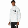 Áo Khoác Asics Chính Hãng - AIM Stretch Cross Graphic - Màu Trắng | JapanSport 2031E532-100