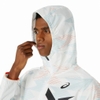 Áo Khoác Asics Chính Hãng - AIM Stretch Cross Graphic - Màu Trắng | JapanSport 2031E532-100