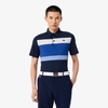 Áo Polo Gofl Lacoste Nam Chính hãng - Regular Fit Colorblock Golf  - Màu Navy Blue / Blue / White | JapanSport DH8954-51-8IQ