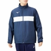 Áo Khoác Mizuno Chính Hãng - Soccer Wear TM Warmer Shirt - Màu Navy | JapanSport P2ME2590-dress navy