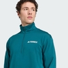 Áo Khoác Adidas Chính Hãng - Terrex Multi CLIMAWARM Half-Zip - Màu Xanh | JapanSport JM0142