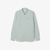 Áo Sơ Mi Lacoste Chính Hãng - Regular Fit Oxford Shirt- Màu Green| JapanSport CH1911-51-737