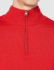Áo Khoác Mizuno Chính Hãng - Golf Wear Half Zip-Up Sweater - Màu Đỏ | JapanSport E2MC1525-63