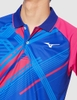 Áo Polo Mizuno Chính Hãng - Tennis Wear Game Shirt - Nam - Màu Xanh | JapanSport 62JA0502-62