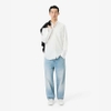 Quần Dài Lacoste Chính hãng - 5 Pocket Straight Cut Indigo Jeans - Màu Xanh Trắng | JapanSport HH2321-51-MKU