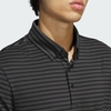 Áo Polo Adidas Chính Hãng - Black Ultimate365 Stripe Polo Shirt - Màu đen | JapanSport JF4891