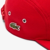 Mũ Lacoste Chính Hãng - Piqué Jockey Cap - Màu Đỏ | JapanSport RK0543-00-240