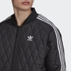 Áo Khoác Adidas Chính Hãng - ADICOLOR CLASSICS QUILTED SST TRACK - Đen | JapanSport H11439