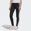 Quần Thể Thao Adidas Nữ Chính Hãng - 3 STR TIGHT - Black/White | JapanSport - FM3287