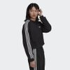 Áo Adidas Nữ Chính Hãng - Adicolor Classics High Shine Crew Sweatshirt - Đen | JapanSport HF7530