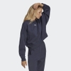 Áo Khoác Adidas Chính hãng - Adicolor Essentials Fleece Sweatshirt Nữ - Blue | JapanSport HF7481