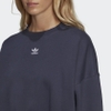 Áo Khoác Adidas Chính hãng - Adicolor Essentials Fleece Sweatshirt Nữ - Blue | JapanSport HF7481