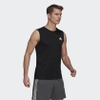 Áo Tank Top Adidas Nam Chính Hãng - AEROREADY DESIGNED TO MOVE - Đen | JapanSport GM2130