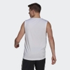 Áo Tank Top Adidas Nam Chính Hãng - AEROREADY DESIGNED TO MOVE - Trắng  | JapanSport GM2158