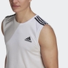 Áo Tank Top Adidas Nam Chính Hãng - AEROREADY DESIGNED TO MOVE - Trắng  | JapanSport GM2158