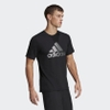 Áo Phông Adidas Nam Chính Hãng - Aeroready Designed To Move Sport Logo Tee - Đen | JapanSport HF7212