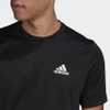 Áo Adidas Nam Chính Hãng - AEROREADY DESIGNED TO MOVE - Black/White | JapanSport - GM2090