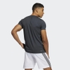 Áo Thun Adidas Nam Chính Hãng - PRIMEBLUE AEROREADY 3-STRIPES SLIM - Carbon | JapanSport H16879