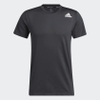 Áo Thun Adidas Nam Chính Hãng - PRIMEBLUE AEROREADY 3-STRIPES SLIM - Carbon | JapanSport H16879