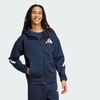 Áo Khoác Adidas Chính Hãng - Blue ZNE Full-Zip Hooded Track Jacket - Màu Xanh | JapanSport JW4718